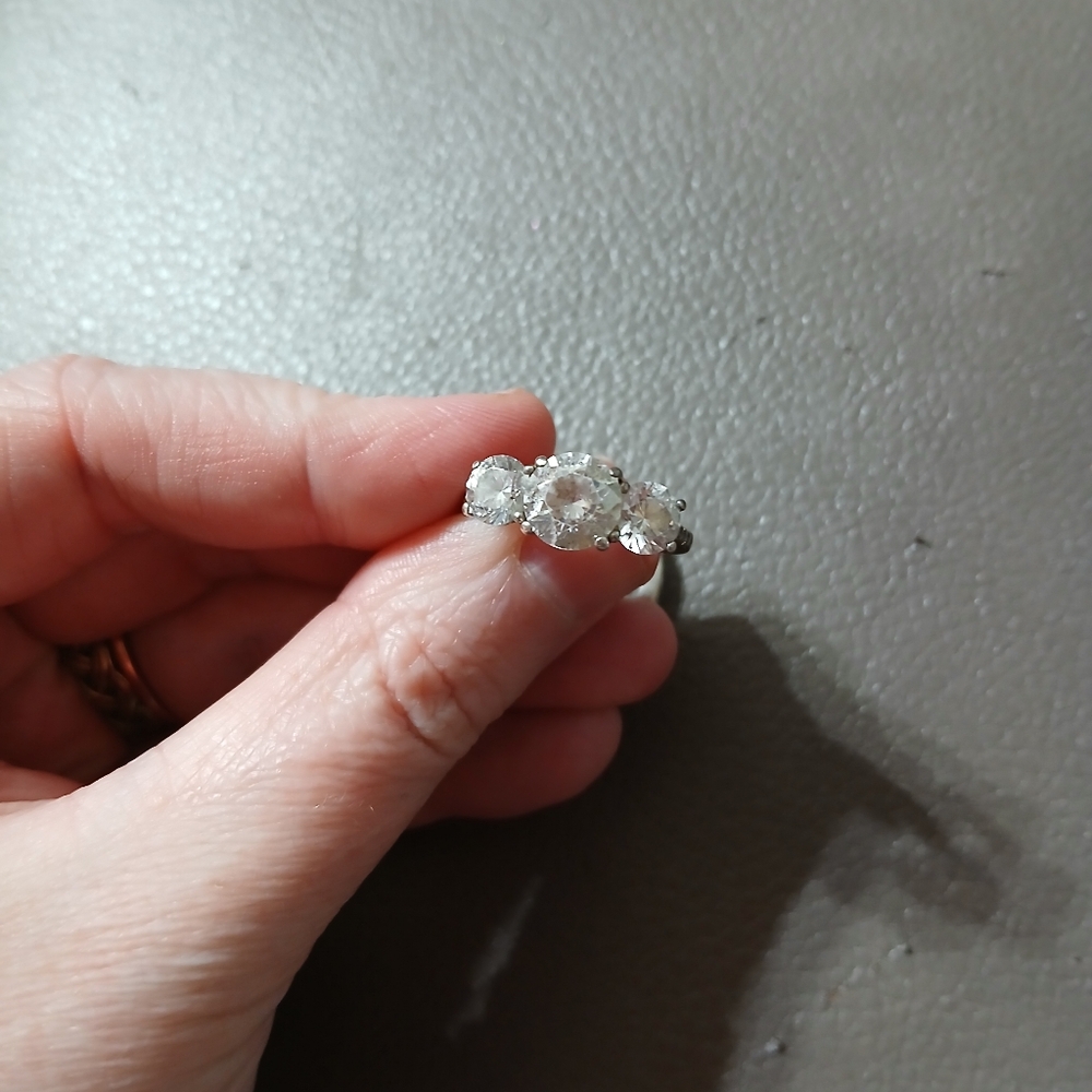 Sterling Silver Wedding Ring Set - image 3